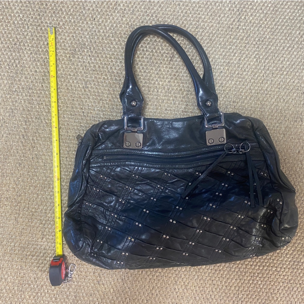 Treesje black leather bag